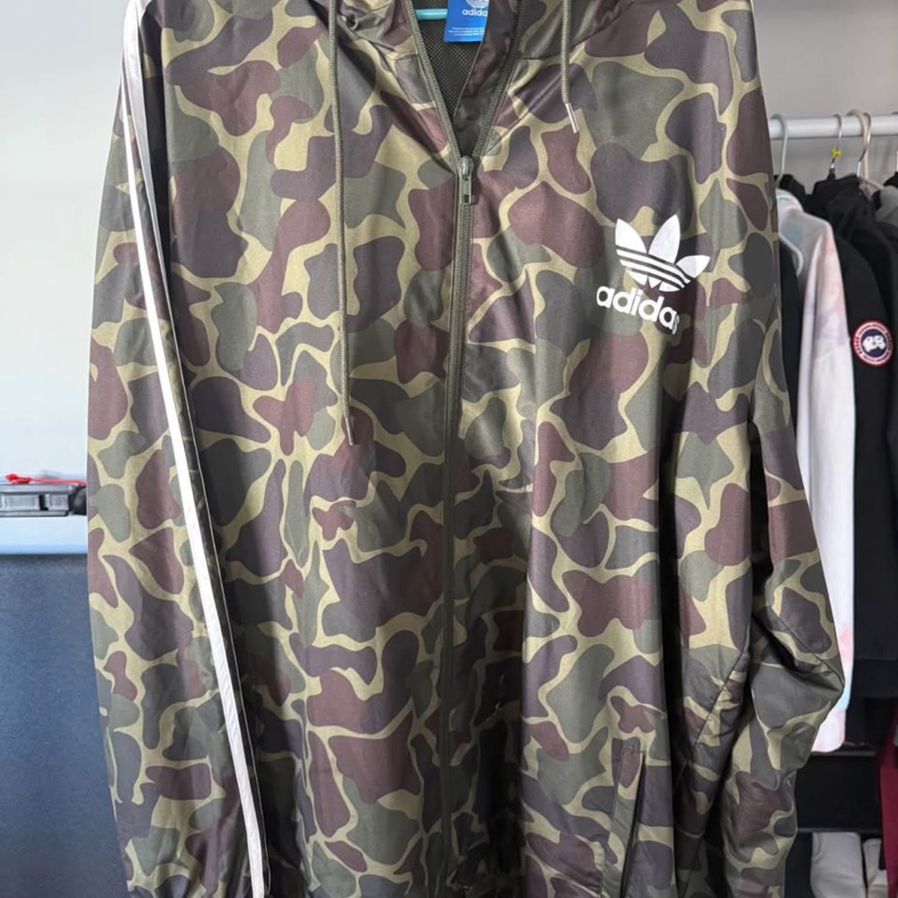 Adidas Men's Camouflage Jacket / Windbreaker